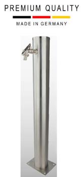 Zapfsäule rund aus Edelstahl *made in Germany*